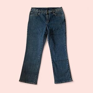 Y2K Beaded Low Rise Bootcut Jeans